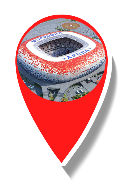 Mordovia Stadium location marker icon